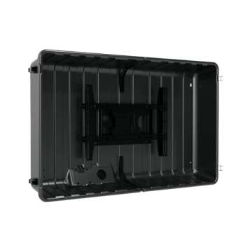 Outdoor TV Hard Cover Weatherproof Protection for Television - Mounts Right on The Wall - TV Wall Mo...