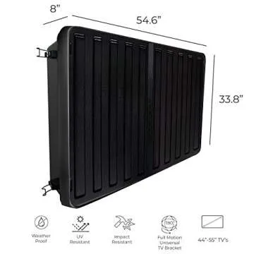 Outdoor TV Hard Cover - Weatherproof Protection for TVs