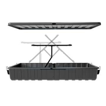 Outdoor TV Hard Cover Weatherproof Protection for Television - Mounts Right on The Wall - TV Wall Mounting Bracket Included … (45-55 inch), Black