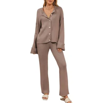 Cakulo Women's 2 Piece Sweater Set for Chic Comfort