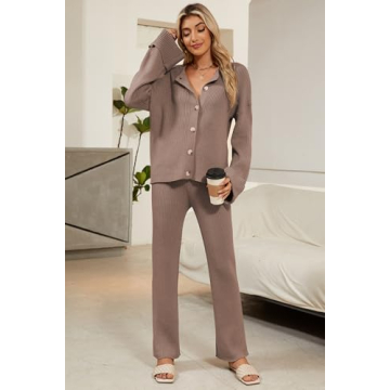 Cakulo Women's 2 Piece Sweater Set for Chic Comfort