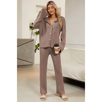 Cakulo Women's 2 Piece Sweater Set for Chic Comfort