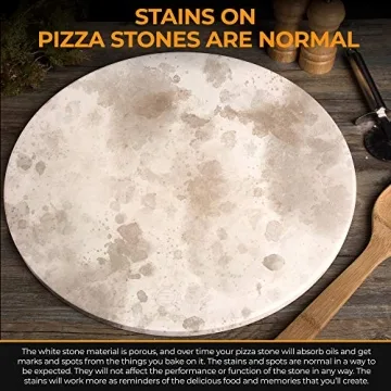 16 Inch GrillBee Pizza Stone for Perfect Crusts