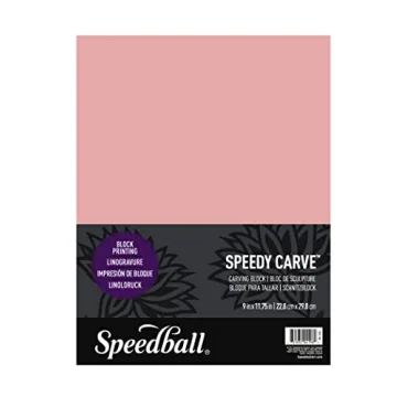 Speedball 4196 Speedy-Carve Block Printing Carving Block – Soft, Easy Carve Surface – 9 x 11-3/4...