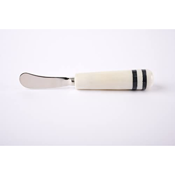 Mud Pie Striped Marble Board Set for Stylish Serving  