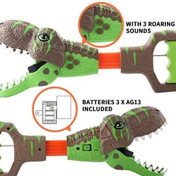 DINOBROS Dinosaur Chomper Toy with Sounds and Light