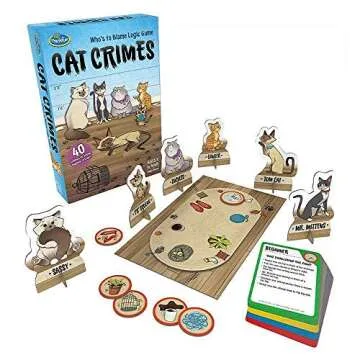Think Fun Cat Crimes Brain Game for Ages 8 and Up