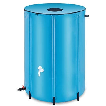 Azaeahom 100 Gallon Collapsible Rain Barrel - Eco-Friendly Water Storage Solution