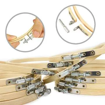 Similane 12 Piece 6 Inch Embroidery Hoops Set