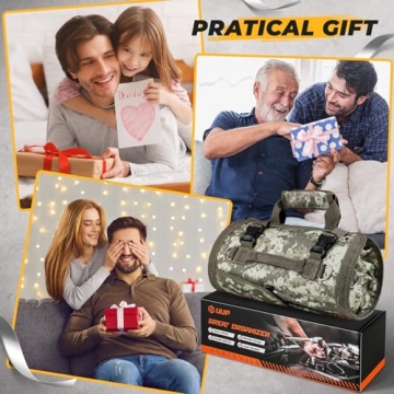 Heavy Duty Roll Up Tool Bag with Detachable Pouches