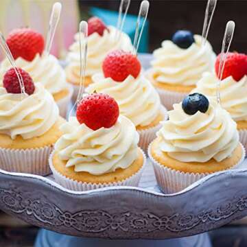 Nuogo 500 Pcs Clear Mini Spoons for Desserts and More