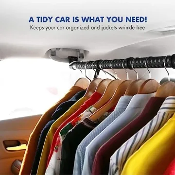 Adjustable Mysbiker Car Clothes Hanger Bar for Travel