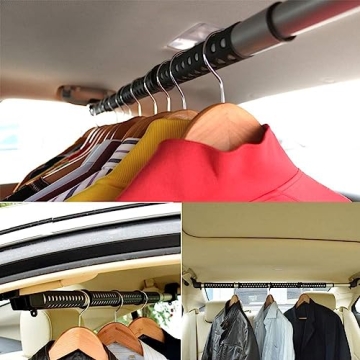 Adjustable Mysbiker Car Clothes Hanger Bar for Travel