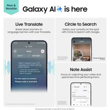 SAMSUNG Galaxy S24 Unlocked 128GB Smartphone