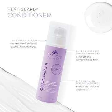 SUTRA Heat Guard® Conditioner - Hydrating, Detangling Power and Hyaluronic Acid Infusion for Ultima...