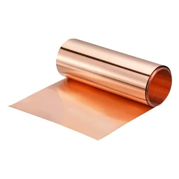 uxcell Copper Sheet Roll 3500mm x 100mm 99.9% Pure Copper Strip for DIY Projects