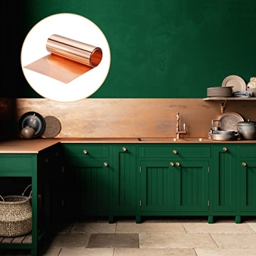 uxcell Copper Sheet Roll 3500mm x 100mm 99.9% Pure Copper