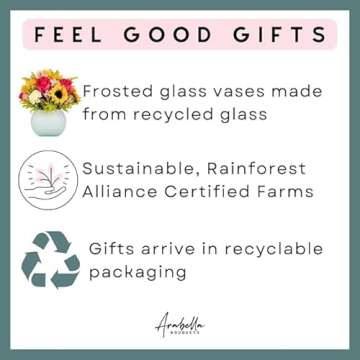 Everlasting Fling in Opal vase| Pink, Orange Aquabloom Fresh Flower Bouquet | Arabella Bouquets | Fresh Flowers for Delivery, Thanksgiving, Birthday, Congratulations