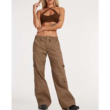 Stylish Women Oversized Y2K Cargo Sweatpants for Summer