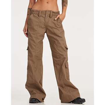 Stylish Women Oversized Y2K Cargo Sweatpants for Summer