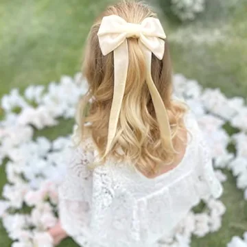 2PCS Velvet Hair Bows for Kids and Women - Stylish Clips
