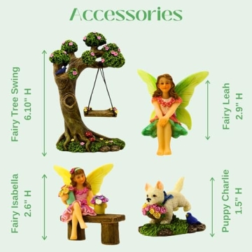 PRETMANNS Fairy Garden Accessories Kit for All Ages