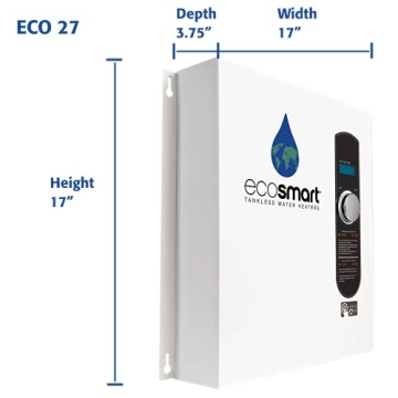 EcoSmart ECO 27 Tankless Water Heater Endless Hot Water