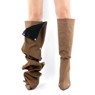 Pinokino Wedge Heel Shark Boots for Women - Stylish Comfort