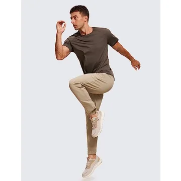 CRZ YOGA Men's Quick Dry Workout Running Athletic Tee