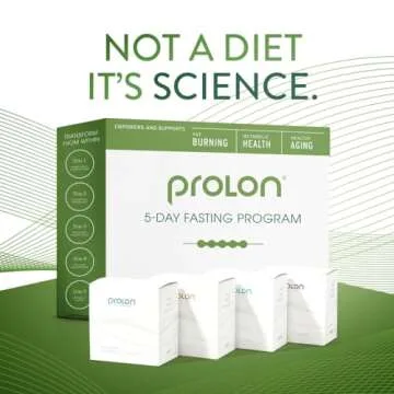 ProLon 5 Day Fasting Kit | Fasting Program for Women & Men | Developed to Not Break Your Fast | Low Calorie Pre Made Meals & Snacks | Plant Based Ingredients for Diet Support | Version 1 Kit