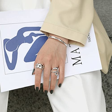 Adjustable Sterling Silver Ring for Stylish Women