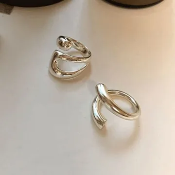 Adjustable Sterling Silver Ring for Stylish Women