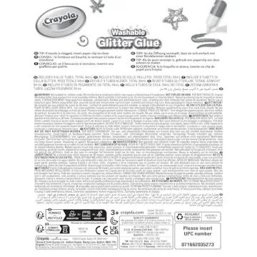 Crayola Washable Glitter Glue Pens - 9 Count for Crafts