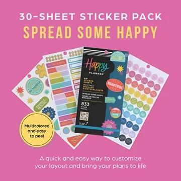 Happy Planner Sticker Pack - 30 Sheets of Colorful Fun
