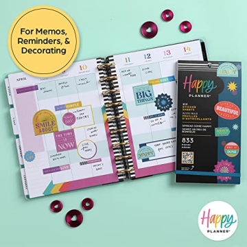 Happy Planner Sticker Pack - 30 Sheets of Colorful Fun