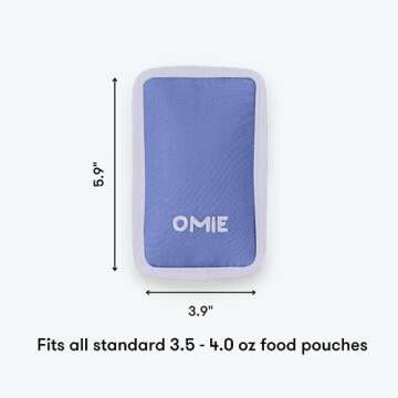 OmieChill Pouch Cooler | Insulated Sleeve for Kids' Lunches