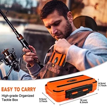 PLUSINNO 253pcs Fishing Accessories Kit for Everyone