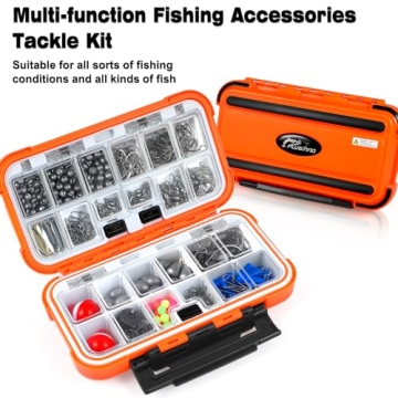 PLUSINNO 253pcs Fishing Accessories Kit for Everyone