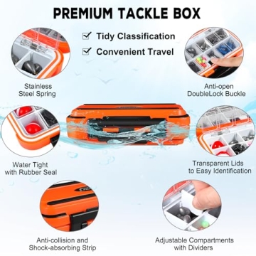 PLUSINNO 253pcs Fishing Accessories Kit for Everyone