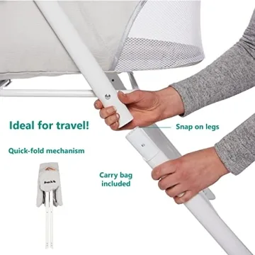 Dream On Me Portable Bassinet Lightweight Travel System