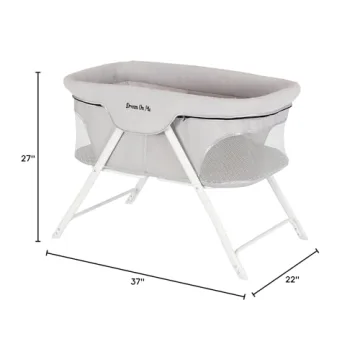 Dream On Me Portable Bassinet Lightweight Travel System