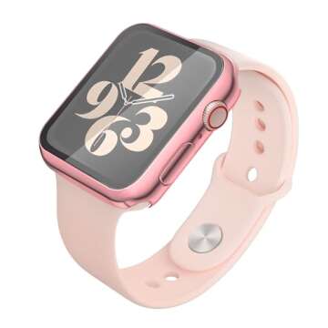 Misxi Hard PC Case 2 Pack for Apple Watch 9 8 7 41mm