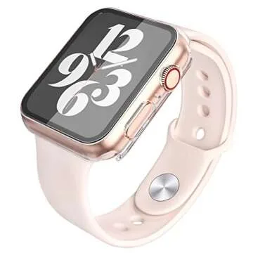 Misxi Hard PC Case 2 Pack for Apple Watch 9 8 7 41mm