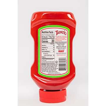 Tapatio Ketchup – Spicy Tomato Ketchup, Kosher, 20 oz, Perfect for Dipping