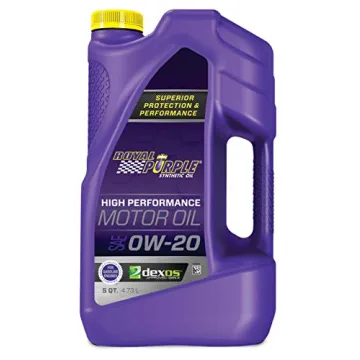 Royal Purple ROY51020 API-Licensed SAE 0W-20 High Performance Synthetic Motor Oil - 5 qt.
