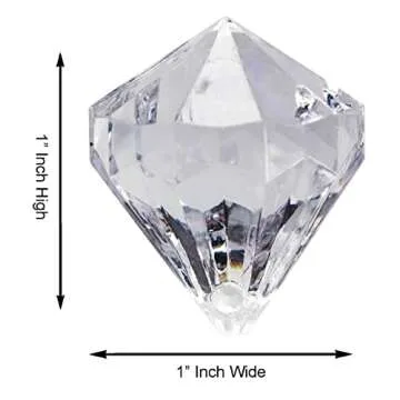 Acrylic Clear Ice Rock Crystals for Elegant Table Decor