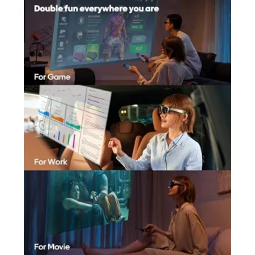 AR Glasses with 201 Inch Virtual Theater & 1080P