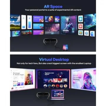 AR Glasses with 201 Inch Virtual Theater & 1080P
