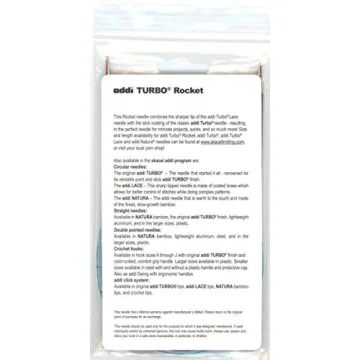 Addi Circular Turbo Rocket Lace 32 inch Size US 11