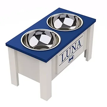 Personalized Elevated Dog Bowl Stand - Durable and Convenient